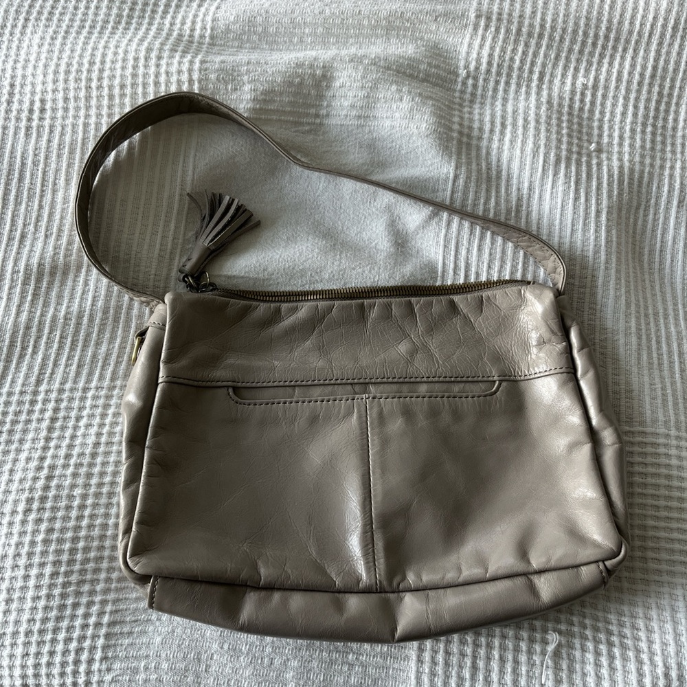 Gray hobo purse